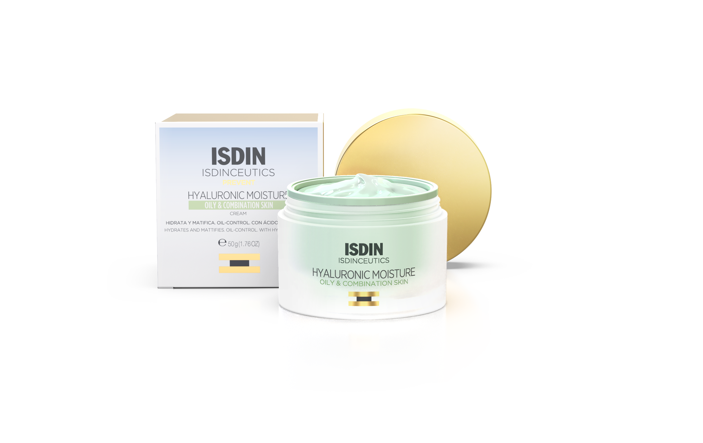 Hyaluronic Moisture Oily & Combination Crema 50gr ISDINCEUTICS®