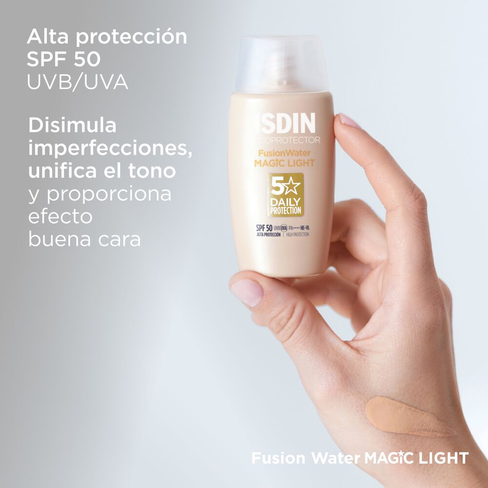 Fotoprotector Fusion Water Magic Light 50ml ISDIN®