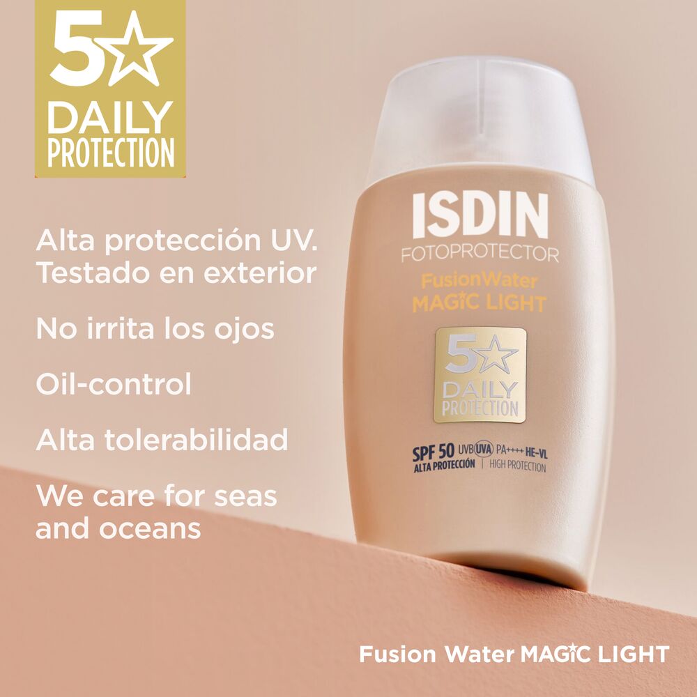 Fotoprotector Fusion Water Magic Light 50ml ISDIN®