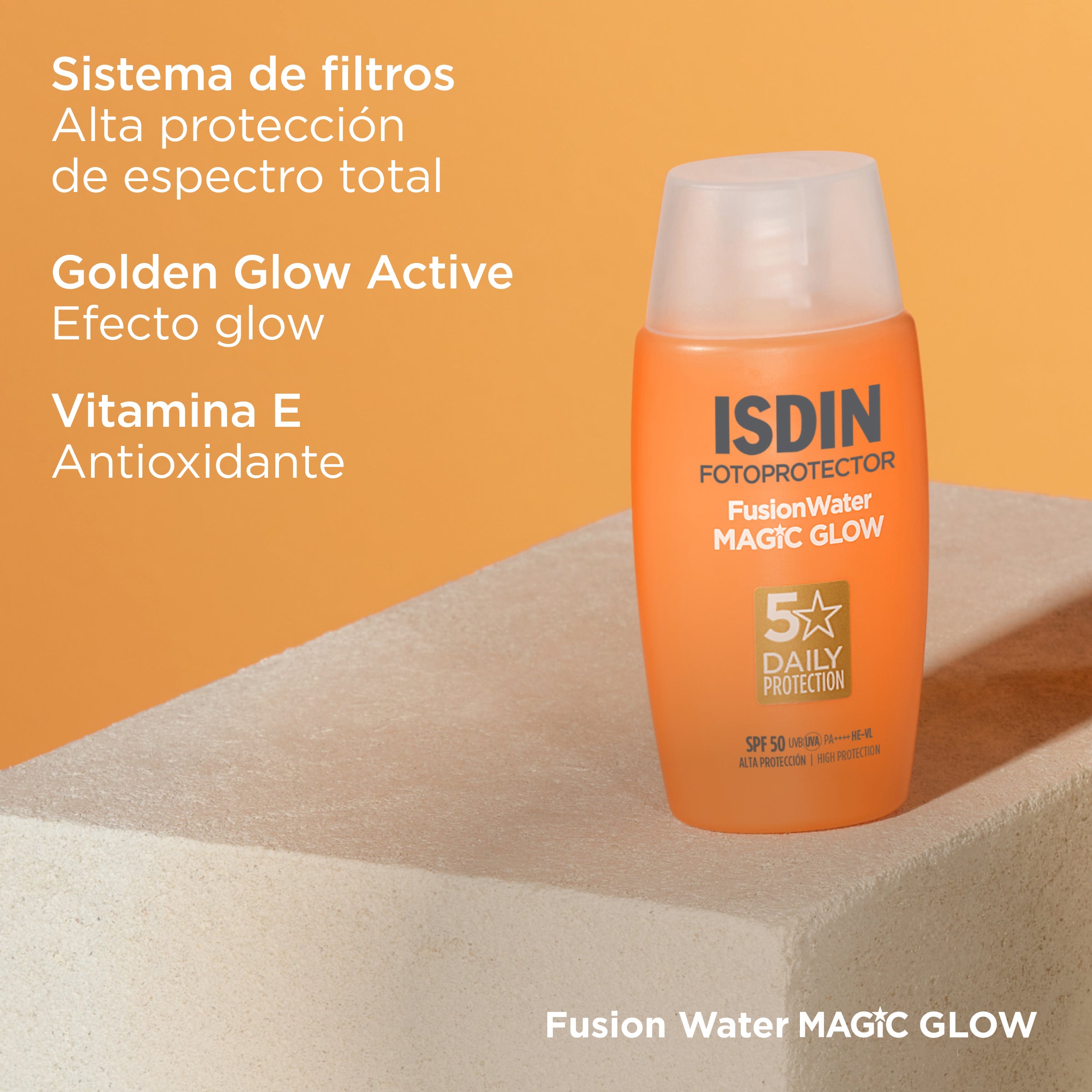 Fusion Water Magic Glow Fotoprotector SPF50+ 50ml ISDIN®