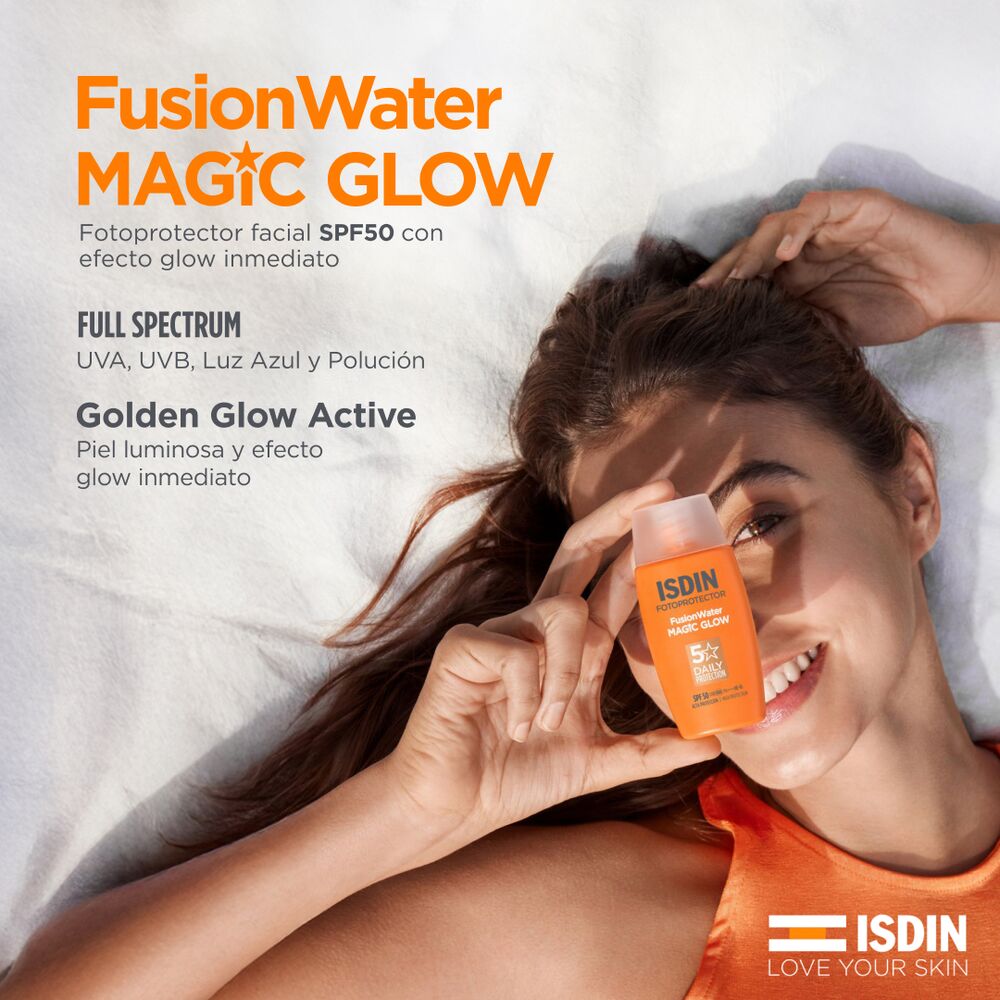 Fusion Water Magic Glow Fotoprotector SPF50+ 50ml ISDIN®
