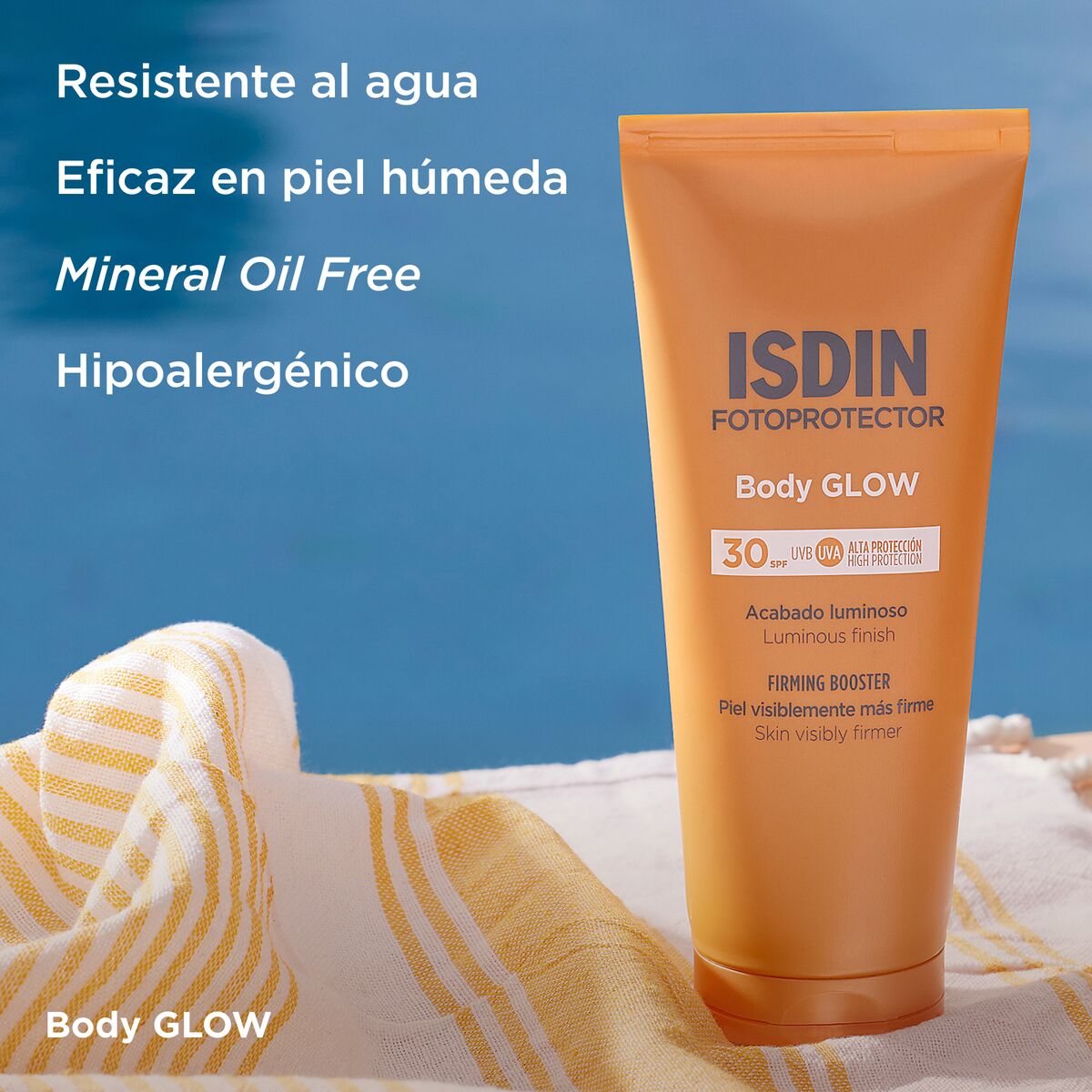 Fotoprotector Body Glow SPF30 200ml - ISDIN®