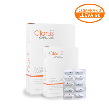 Clarus Cápsulas Pague 60 Lleve 90 BIOHEALTHY®