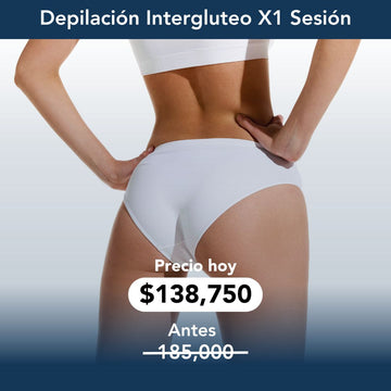 Depilación Láser Interglúteo x1 Sesión 25% OFF