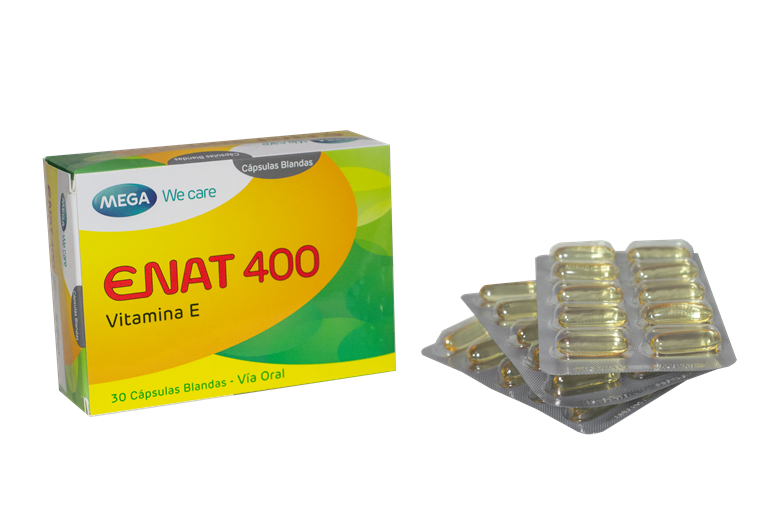 ENAT 400 Vitamina E 30 Capsulas Mega We Care