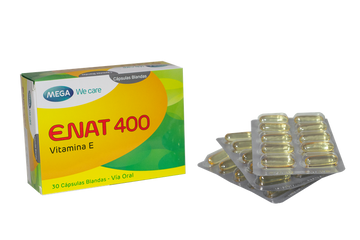 ENAT 400 Vitamina E 30 Capsulas Mega We Care