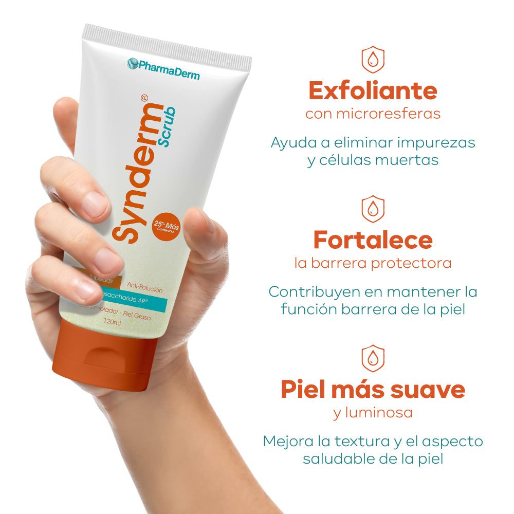 Synderm Scrub Limpiador 120ml PHARMADERM®