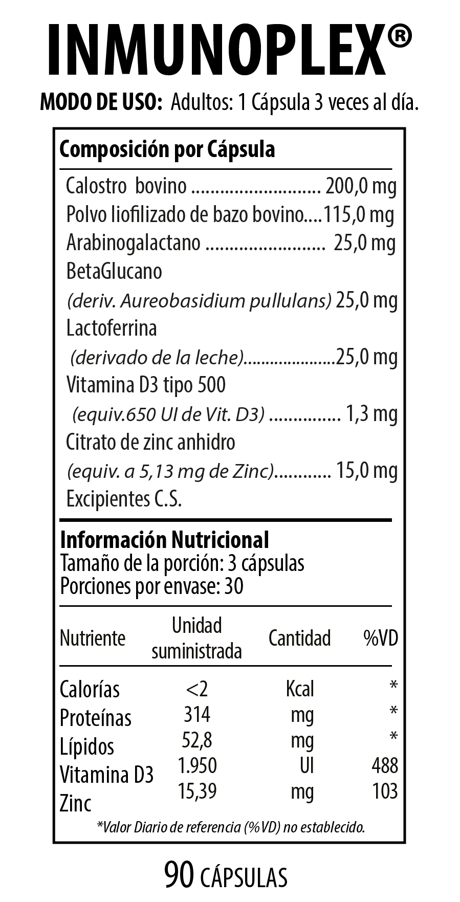 Inmunoplex Suplemento Dietario 90 Cápsulas NUTRABIOTICS® - LASKIN