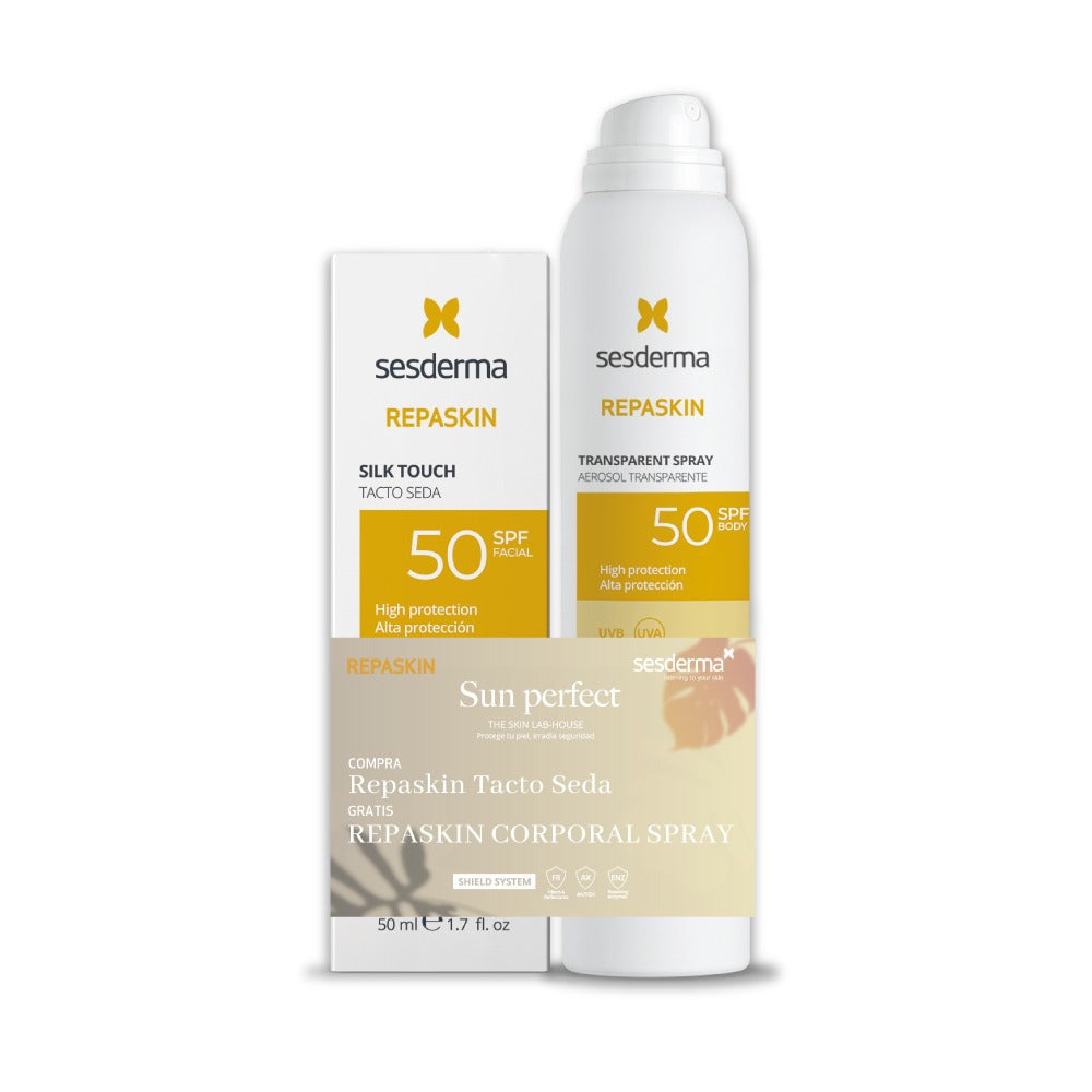KIT Repaskin Tacto Seda + Gratis Repaskin Corporal Aerosol SESDERMA®