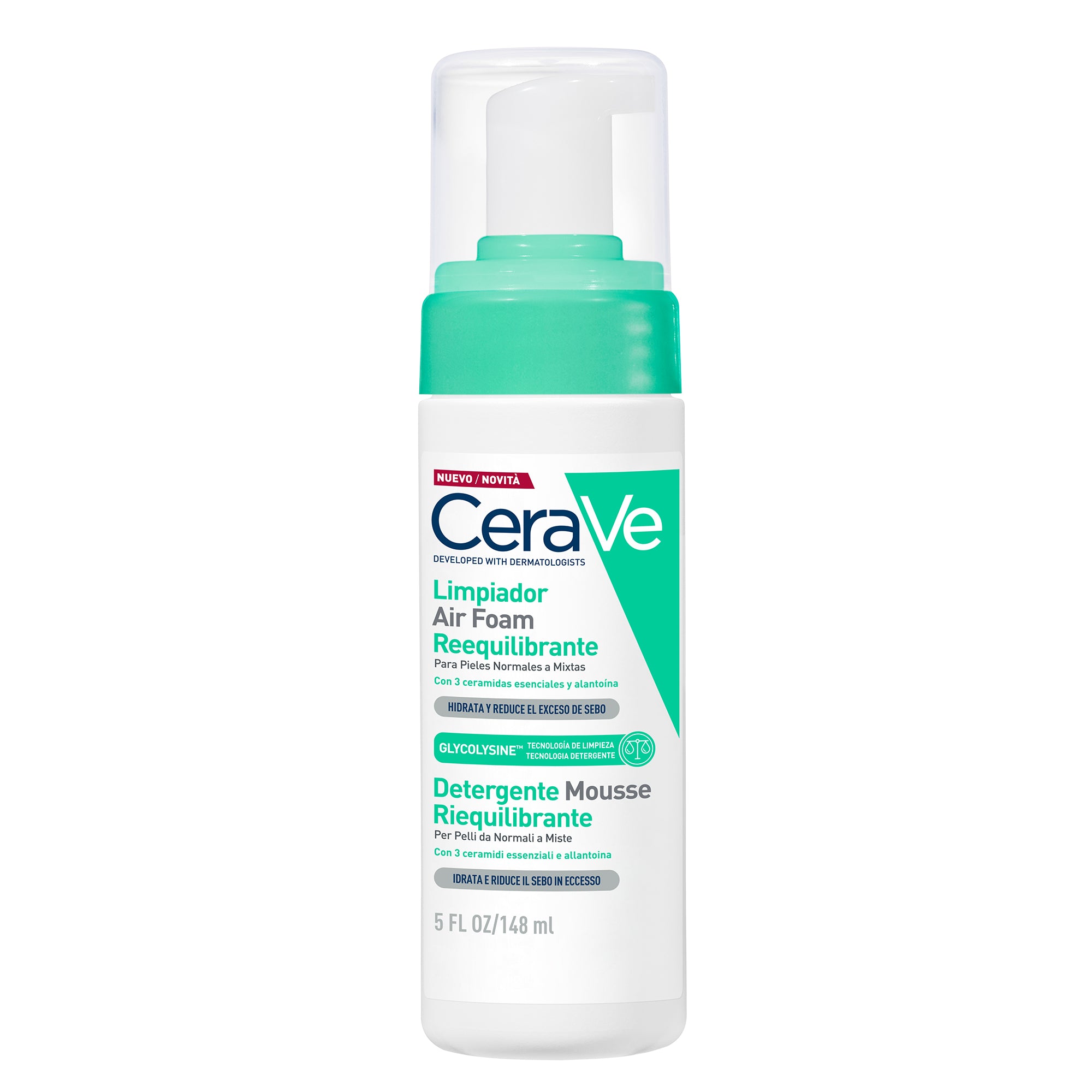 Limpiador Air Foam Reequilibrante 148ml CERAVE®