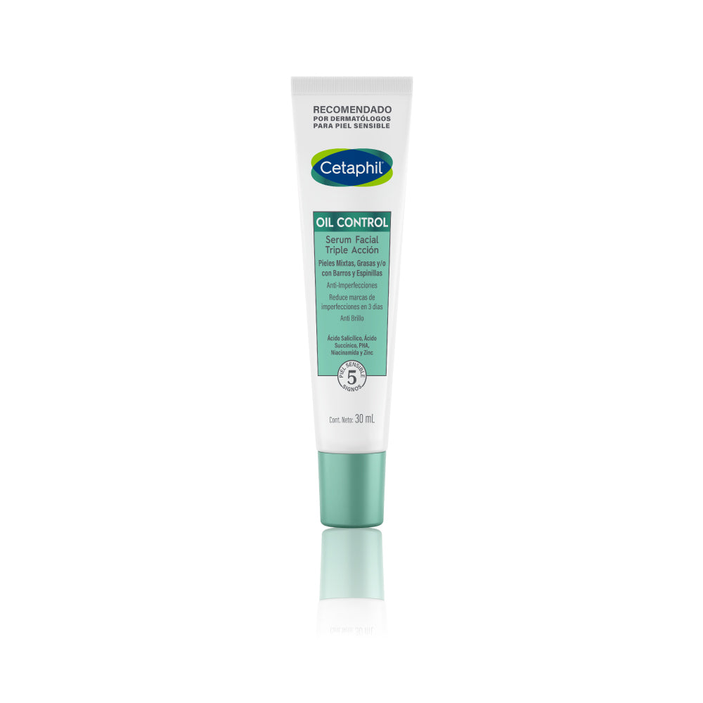 Oil Control Serum Facial Triple Acción 30ml CETAPHIL®