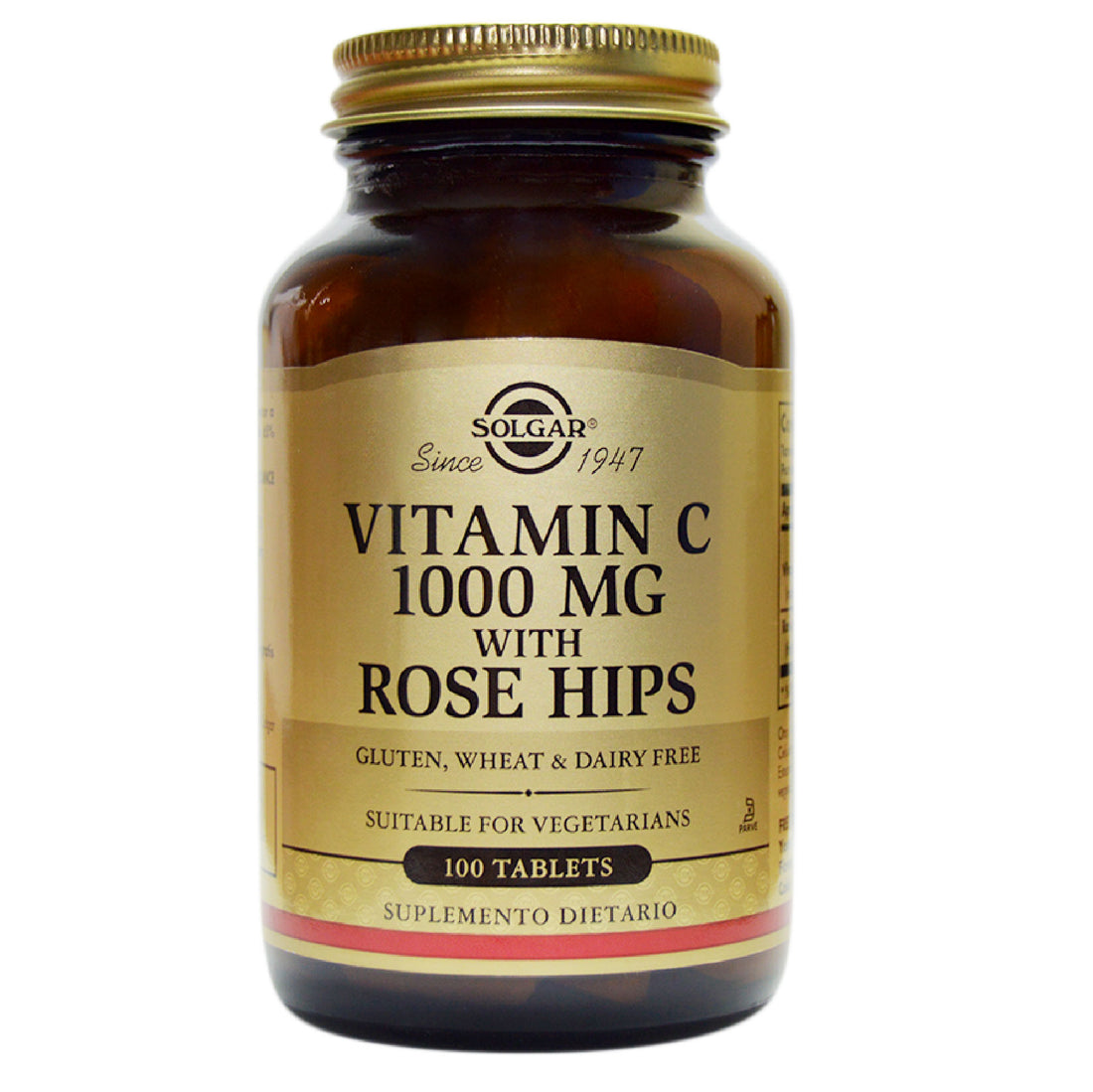 Vitamina C con Rose Hips Suplemento Dietario 100 Tabletas HEEL® - LASKIN