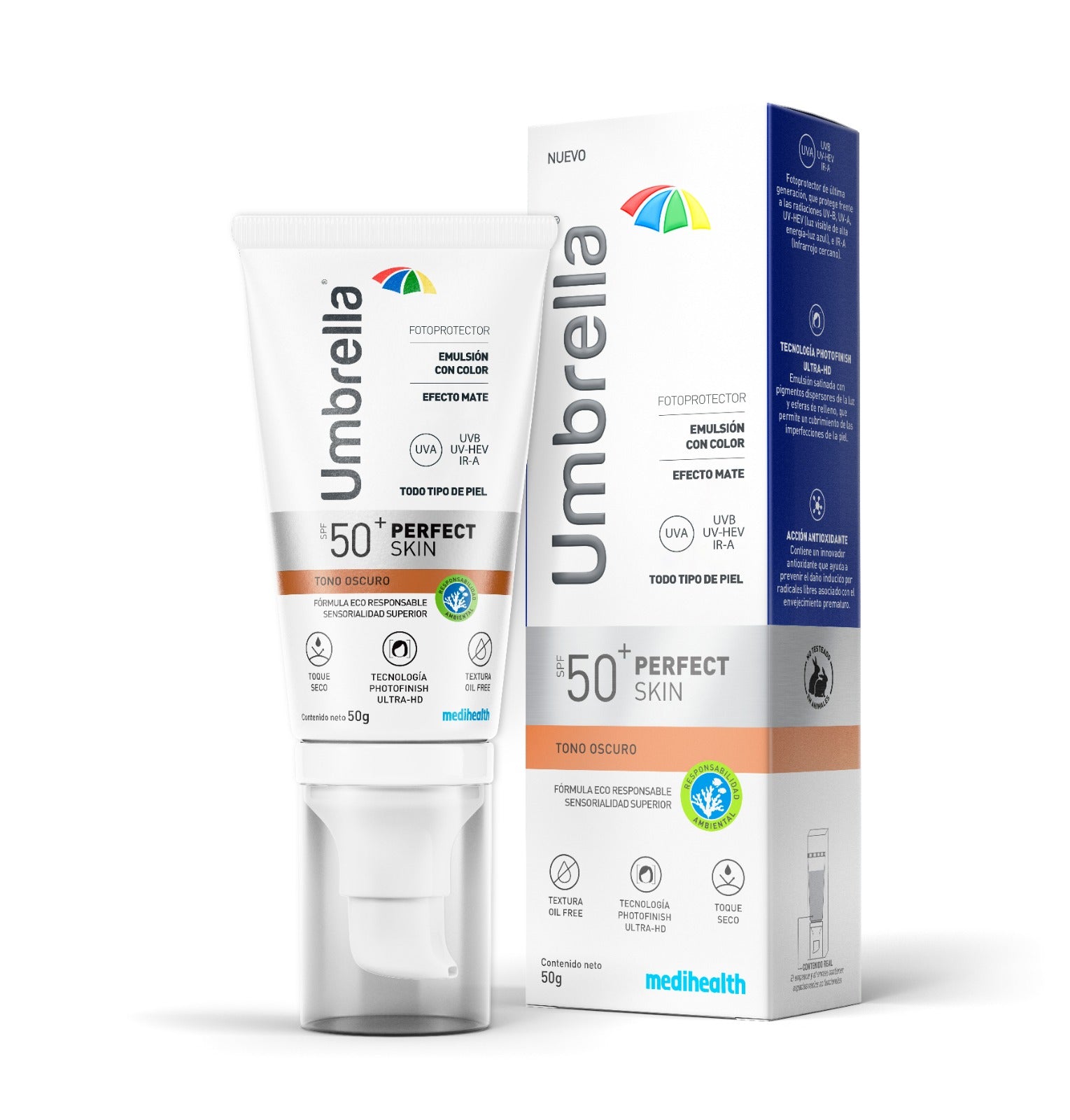 Umbrella Perfect Skin Dark Tone Sunscreen SPF 50 50gr MEDIHEALTH®