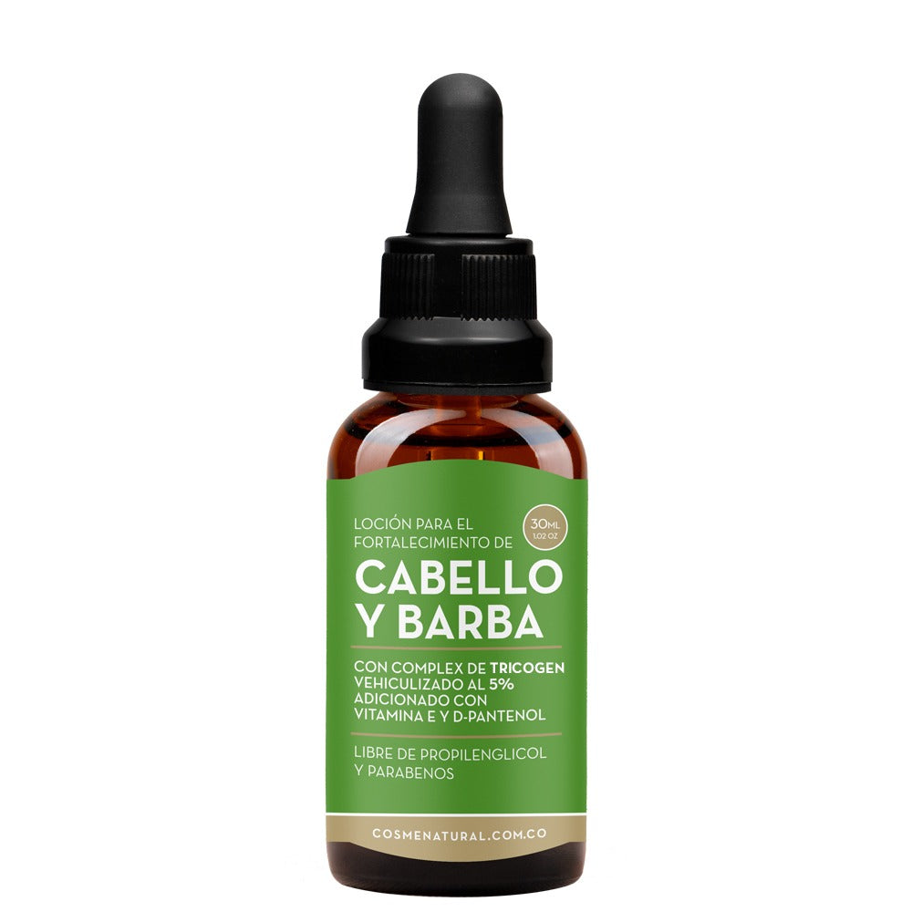Hair and Beard Strengthening Lotion with Minoxidil for Men 30ml COSMENATURAL®