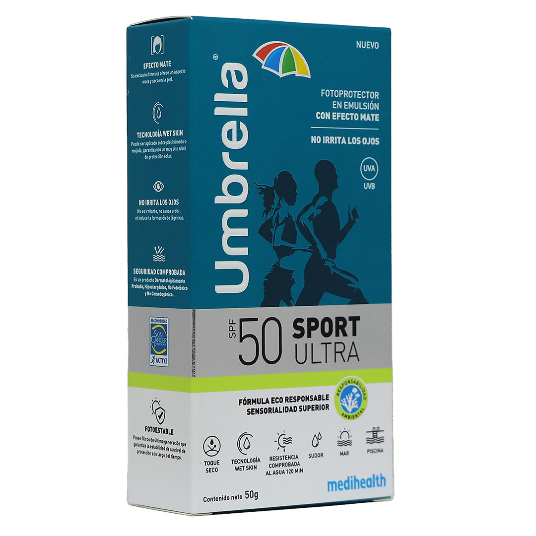 Umbrella Sport Ultra Protector Solar 50gr MEDIHEALTH®