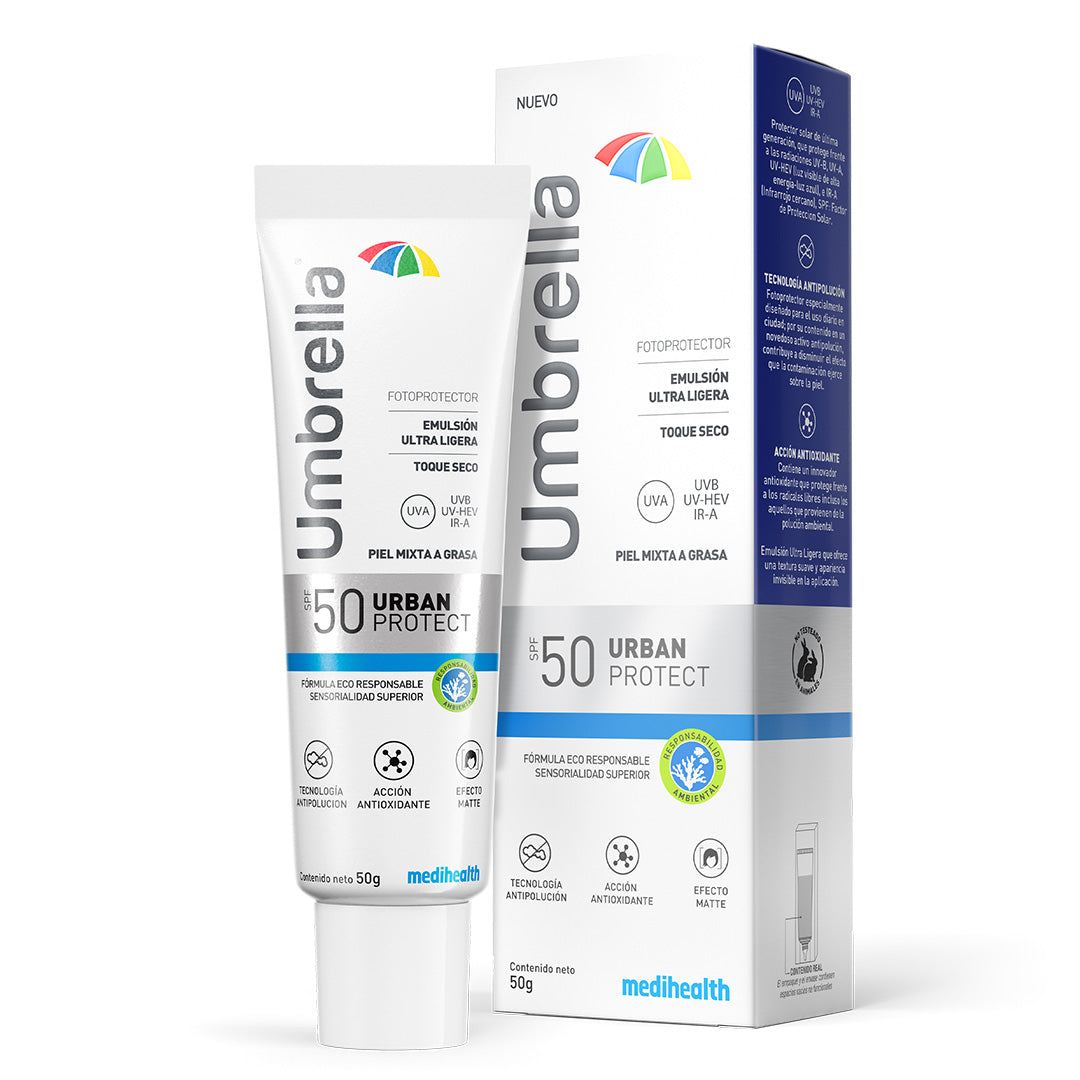 Umbrella Urban SPF50 Emulsión 50gr MEDIHEALTH®
