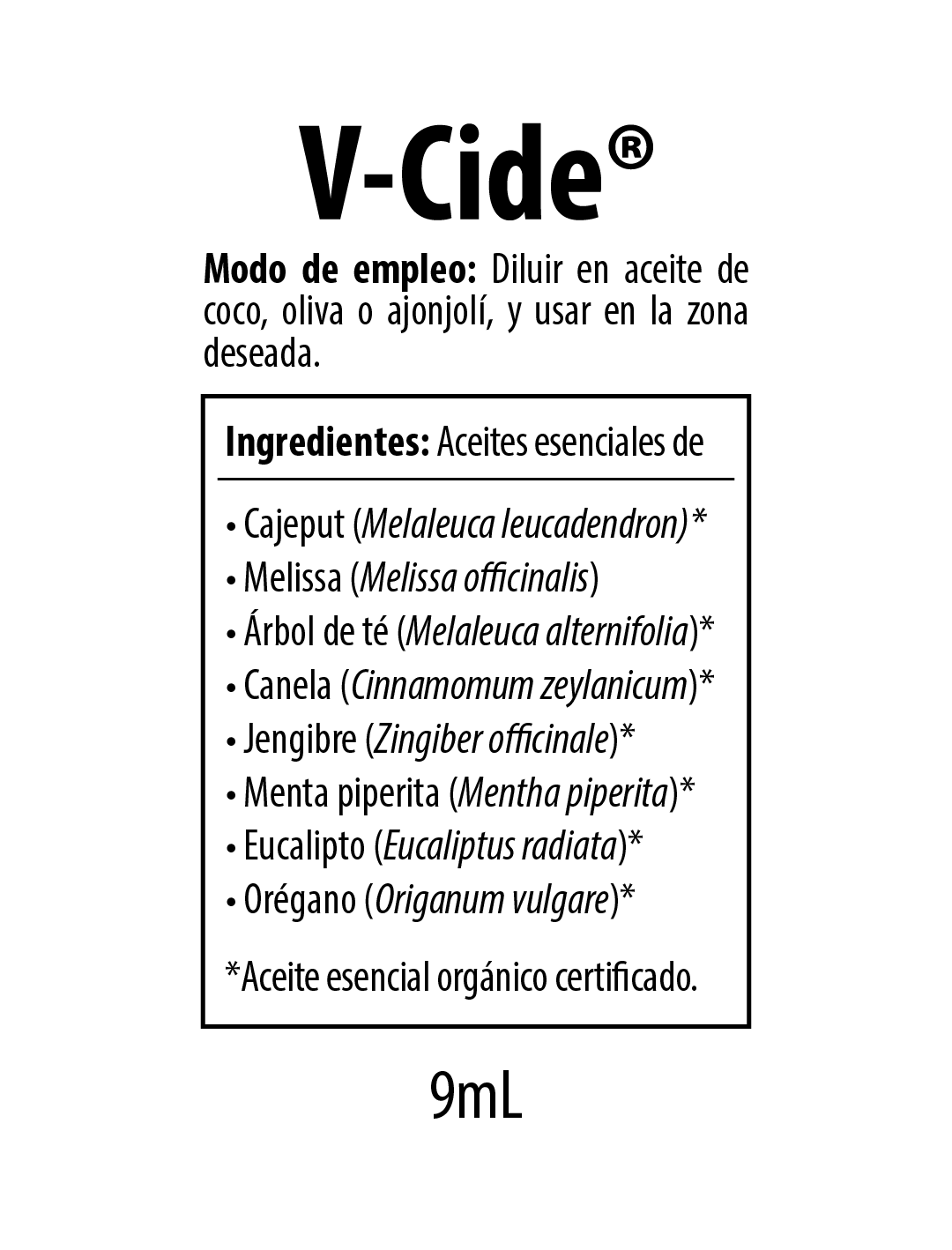 V-Cide Aceites Esenciales 9ml NUTRABIOTICS® - LASKIN