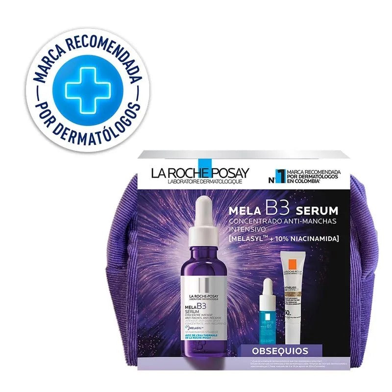 Pack MelaB3 30ml + Hyalu B5 Mini 10ml+ Anthelios Age Correct 15ml Sin color LA ROCHE POSAY®