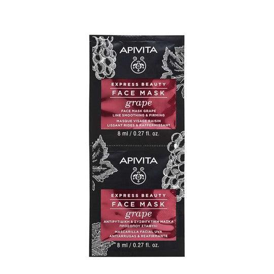 Apivita Express Beauty Face Mask Grape 2 Sobres 8ml APIVITA® - LASKIN