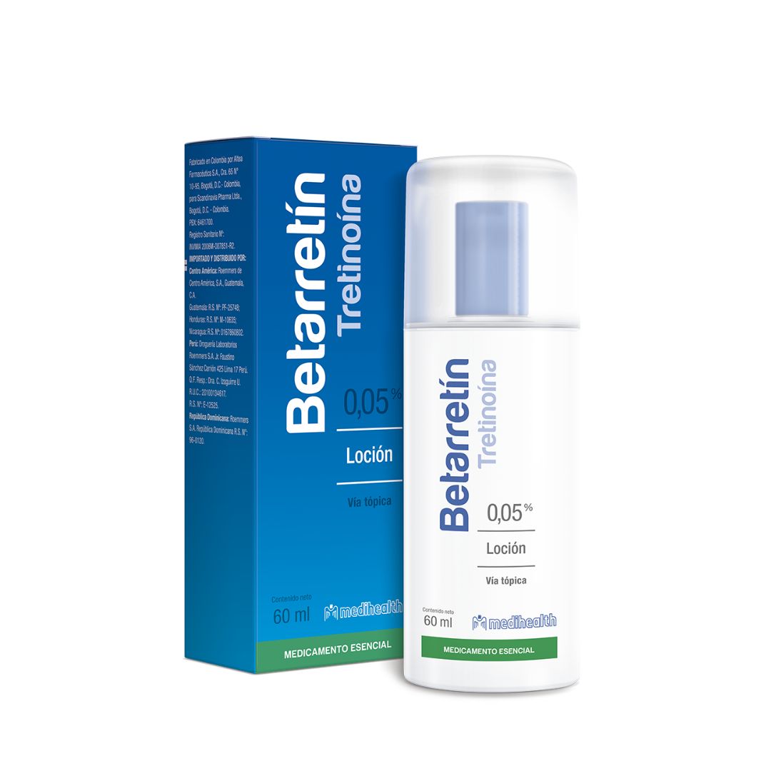 Betarretín 0,05% Tretinoína Loción 60ml MEDIHEALTH®