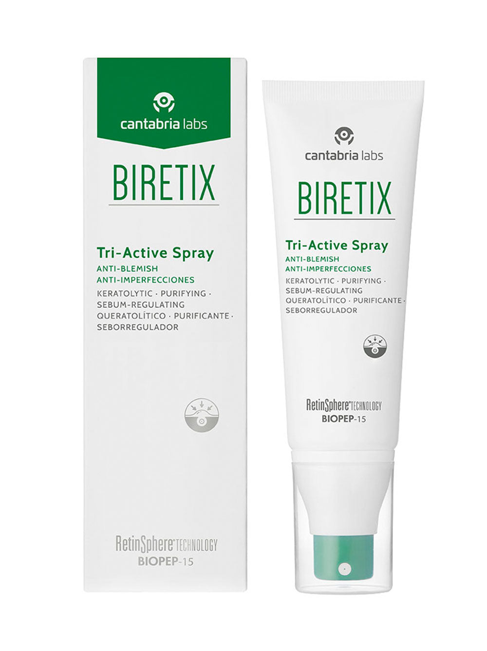BIRETIX Anti-blemish Spray 100ml CANTABRIA®