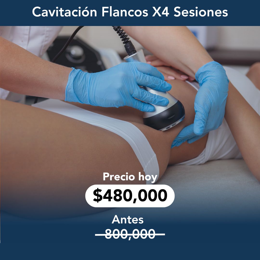 Cavitación Flancos 40% Dcto x4 Sesiones