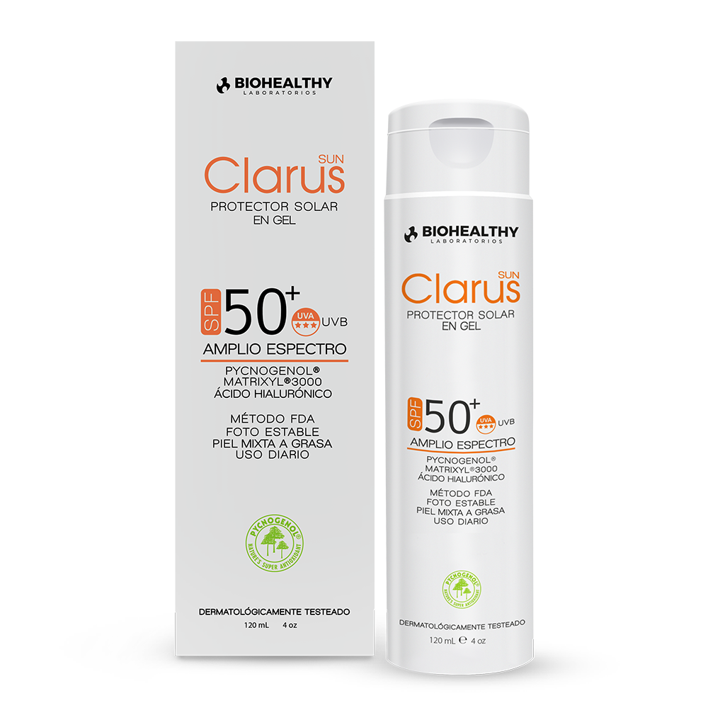 Protector Solar Clarus Gel Spf50 120ml BIOHEALTHY