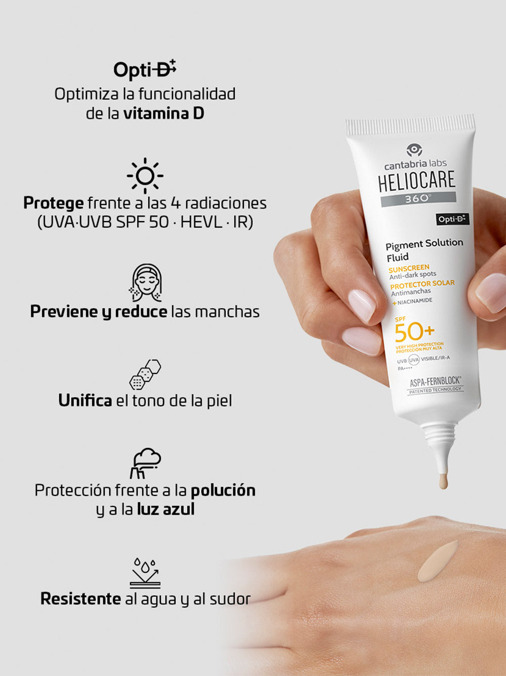 HELIOCARE 360° Solution Pigmentaire Fluide Photoprotecteur 50ml CANTABRIA®