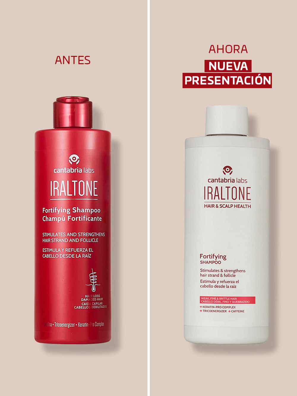 Champú Fortificante 400ml Iraltone