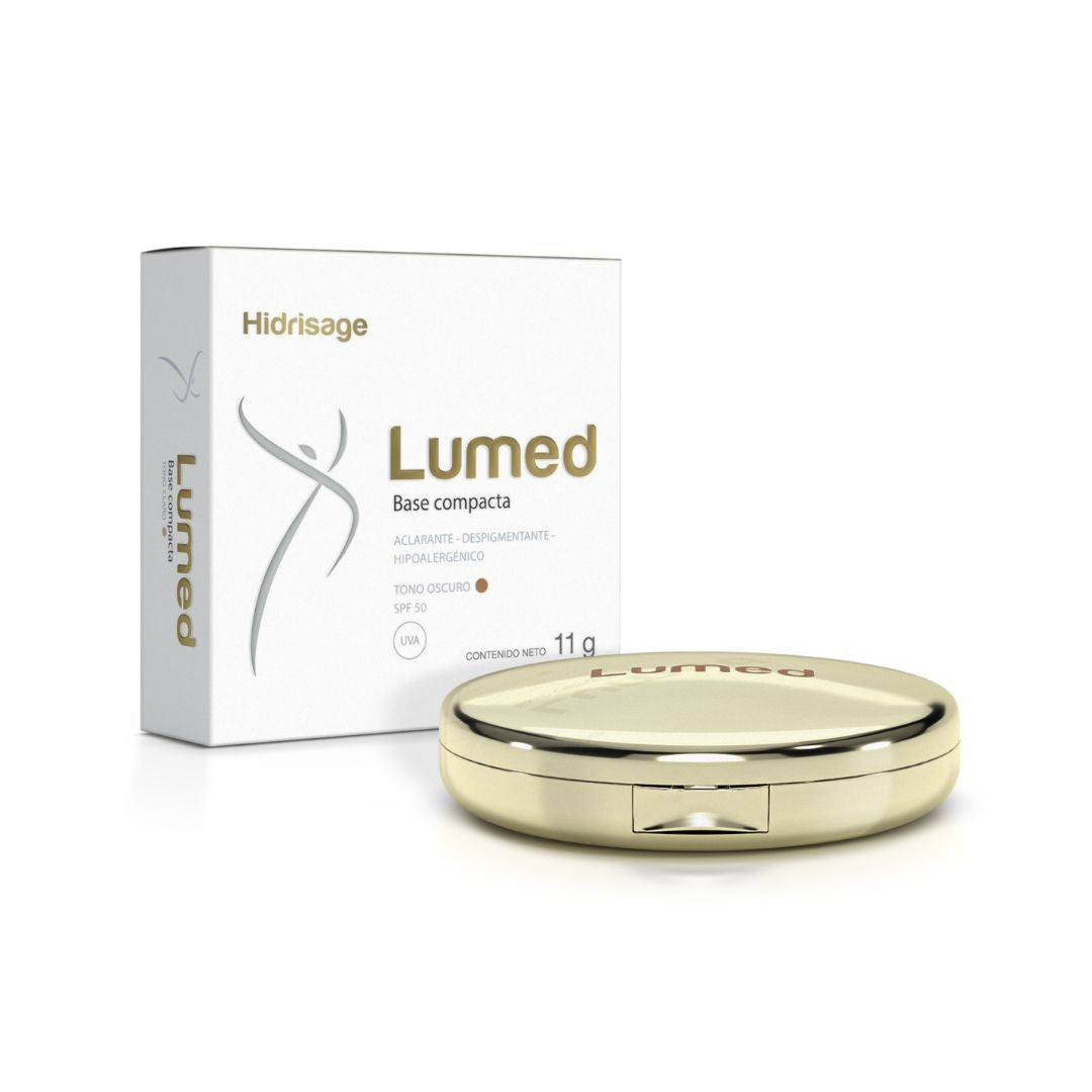 Lumed Base Compacta Tono Oscuro SPF50 11gr HIDRISAGE®
