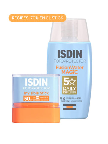 Kit Fusion Water Magic + Invisible Stick ISDIN