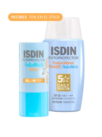 Kit Fusion Water Magic Pediatrics + Pediatric Stick ISDIN