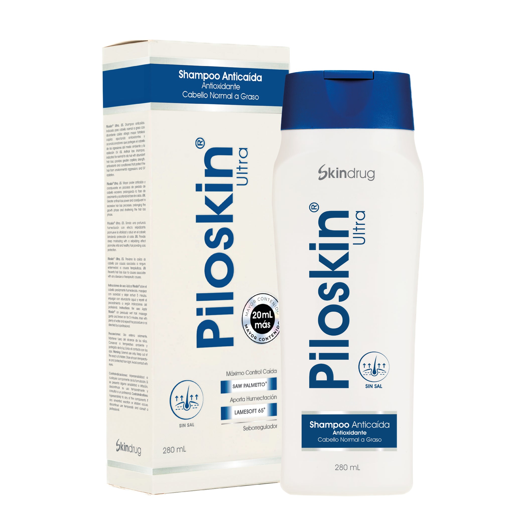Piloskin Ultra Shampooing 280ml SKINDRUG®