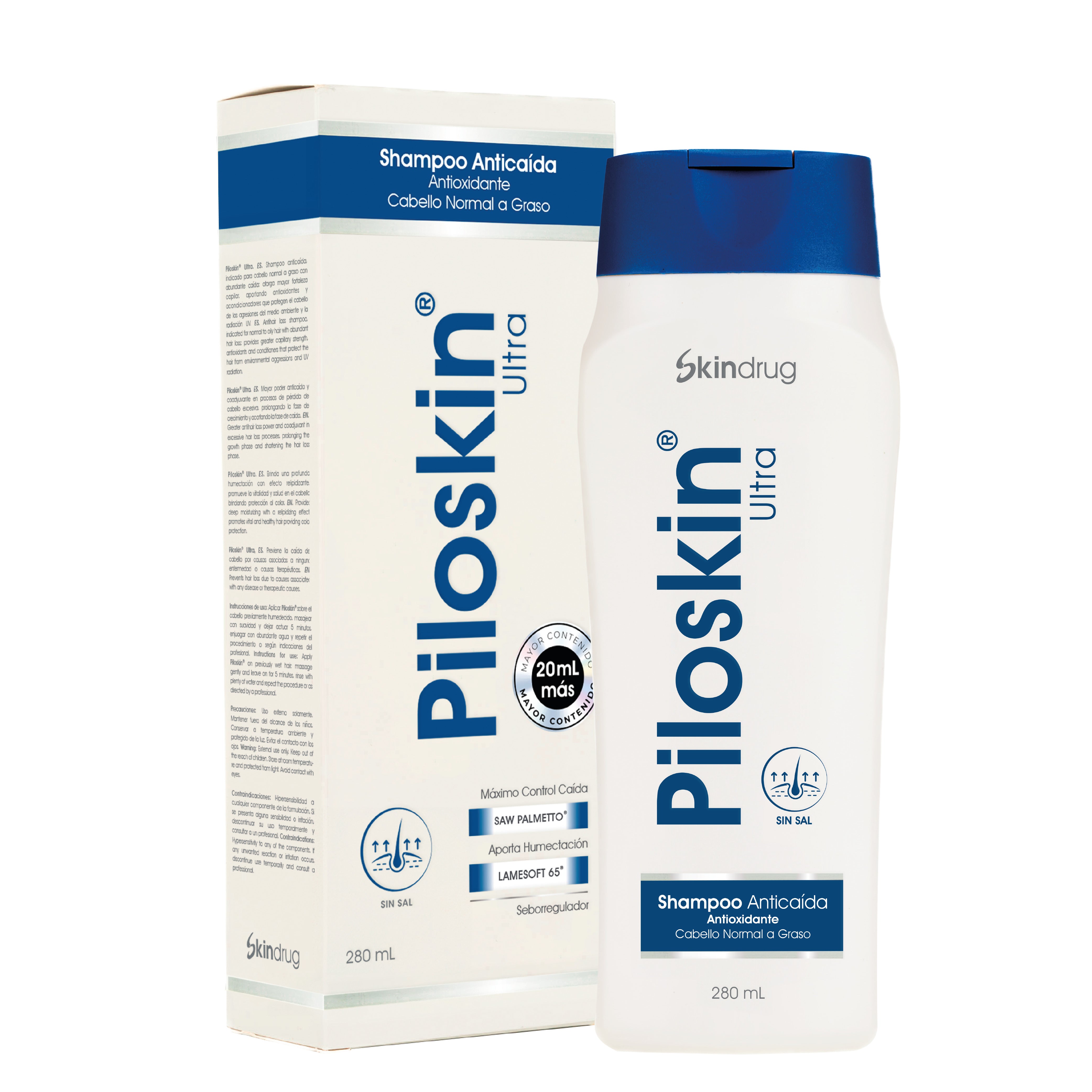 Piloskin Ultra Shampooing 280ml SKINDRUG®