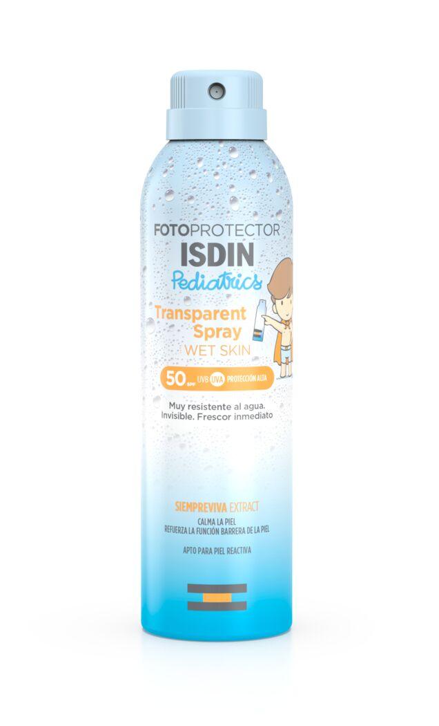 Transparent Spray Wet Skin Pediatrics Fotoprotector SPF50 200ml ISDIN® - LASKIN