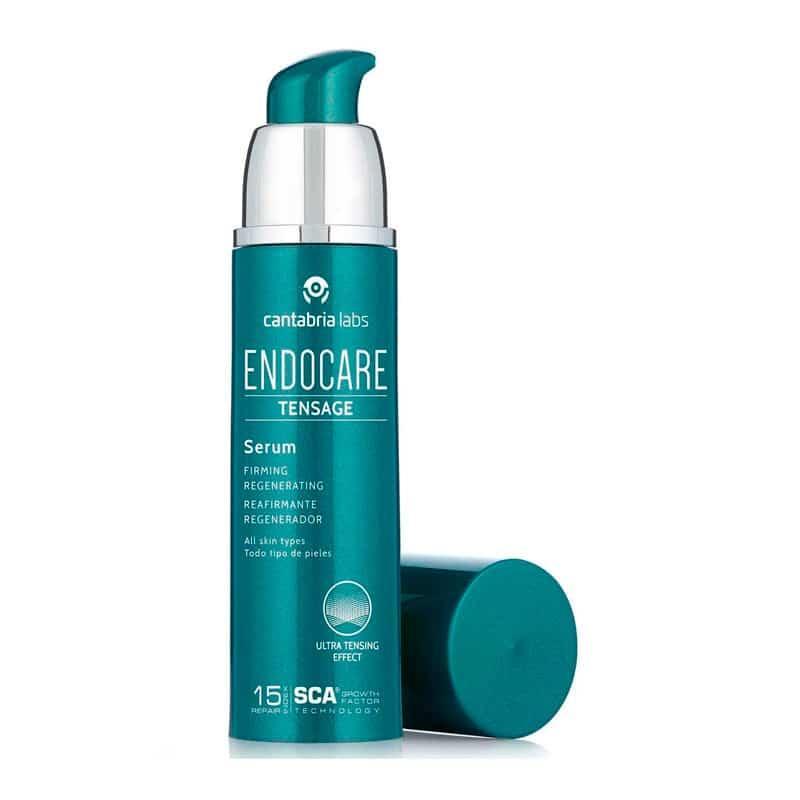 Suero facial Endocare Tensage reafirmante y regenerador de 30 ml para el cuidado de la piel.