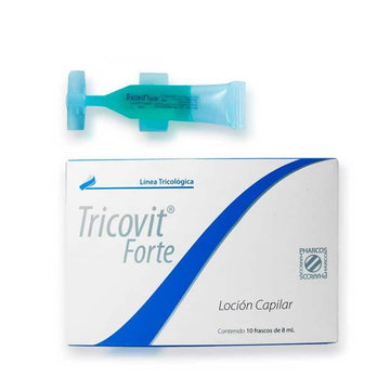 Tricovit Forte Loción 10 Frascos 8ml SUIPHAR® - LASKIN