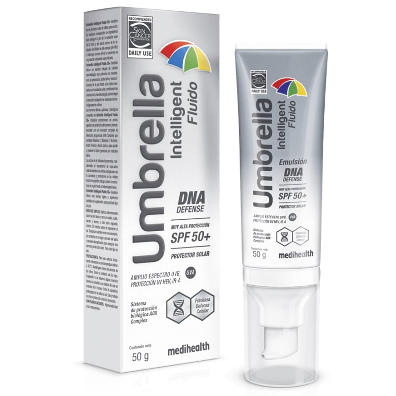 Fluide Écran Solaire Intelligent Umbrella SPF 50+ 50 ml MEDIHEALTH®
